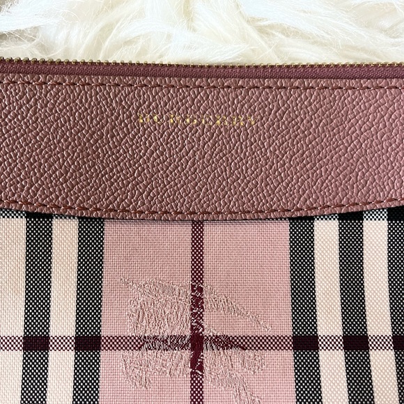 Burberry Pink Plaid Crossbody Bag - Picture 3 of 14